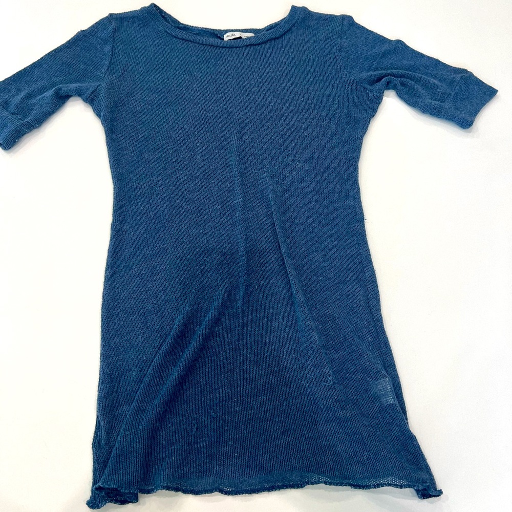 Aude. Made in LA light weight knit sweater. Short sleeves